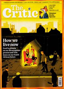 The Critic Magazine JUL 25 Order Online