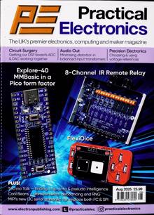 Practical Electronics Magazine AUG 25 Order Online
