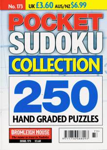 Pocket Sudoku Collection Magazine NO 173 Order Online