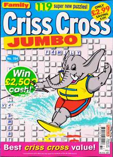 Family Criss Cross Jumbo Magazine Issue NO 154
