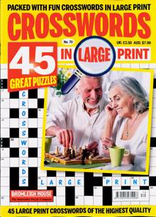 Crosswords In Large Print Magazine NO 70 Order Online