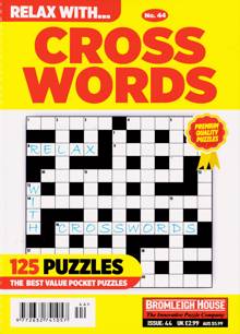Relax With Crosswords Magazine Issue NO 44 