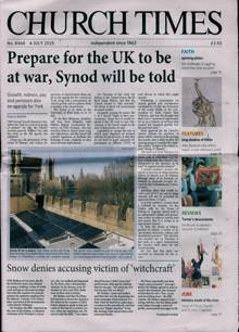 Church Times Magazine 04/07/2025 Order Online