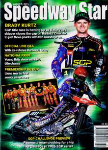 Speedway Star Magazine 09/08/2025 Order Online