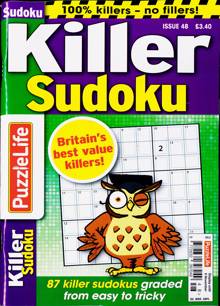 Puzzlelife Killer Sudoku Magazine NO 48 Order Online