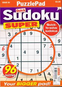 Puzzlelife Sudoku Super Magazine NO 54 Order Online
