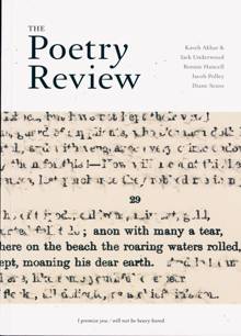 The Poetry Review Magazine Issue V115N2