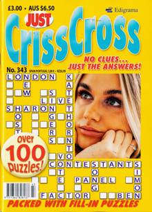 Just Criss Cross Magazine Issue NO 343 