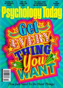 Psychology Today Magazine Issue SEP-OCT