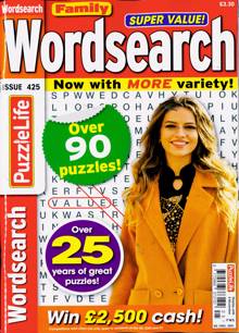 Family Wordsearch Magazine Issue NO 425 