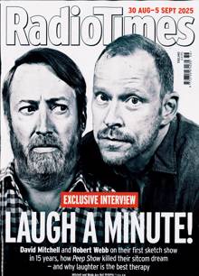 Radio Times England Magazine Issue 30/08/2025