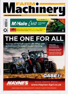 Farm Machinery Magazine SEP 25 Order Online