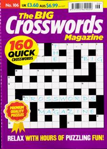 Big Crosswords Magazine Magazine Issue NO 106
