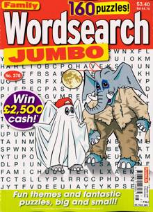 Family Wordsearch Jumbo Magazine Issue NO 378 