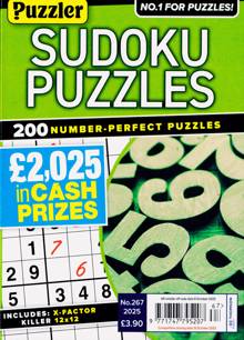 Puzzler Sudoku Puzzles Magazine Issue NO 267