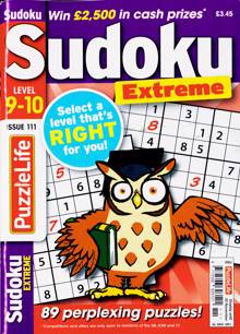 Puzzlelife Sudoku L9&10 Magazine Issue NO 111 
