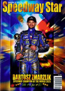 Speedway Star Magazine 20/09/2025 Order Online
