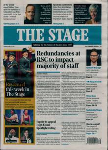 Stage Magazine 18/09/2025 Order Online