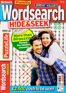 Family Wordsearch Hide Seek Magazine Issue NO 66