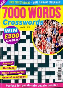 7000 Word Crosswords Magazine NO 53 Order Online