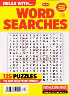 Relax With Wordsearches Magazine Issue NO 45