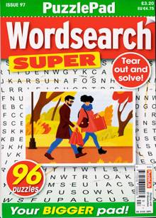 Puzzlelife Wordsearch Super Magazine Issue NO 97