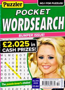 Puzzler Pocket Wordsearch Magazine NO 510 Order Online