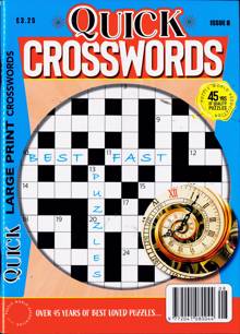 Quick Crosswords Magazine Issue NO 8