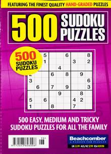 500 Sudoku Puzzles Magazine NO 98 Order Online