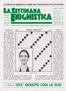 La Settimana Enigmistica Magazine Issue NO 4883 