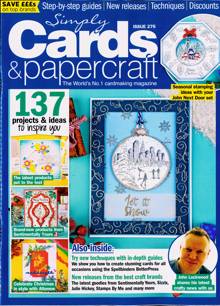 Simply Cards Paper Craft Magazine NO 276 Order Online