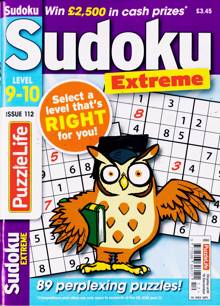 Puzzlelife Sudoku L9&10 Magazine Issue NO 112 