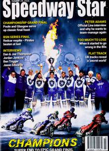 Speedway Star Magazine 25/10/2025 Order Online