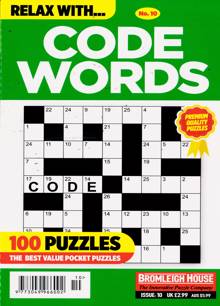 Relax With Codewords Magazine NO 10 Order Online