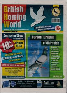 British Homing World Magazine Issue NO 7809 
