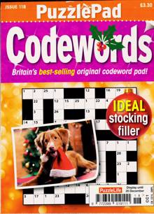 Puzzlelife Ppad Codewords Magazine Issue NO 118 