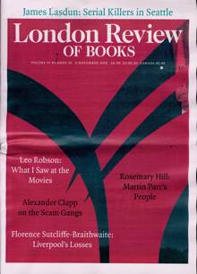 London Review Of Books Magazine VOL47/20 Order Online