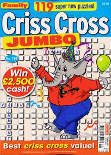 Family Criss Cross Jumbo Magazine Issue NO 158