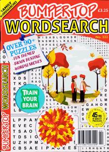 Bumper Top Wordsearch Magazine Issue NO 222