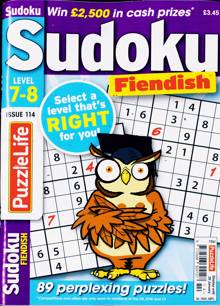 Puzzlelife Sudoku L7&8 Magazine Issue NO 114 