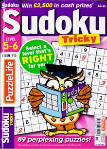 Puzzlelife Sudoku Lev 5 And 6 Magazine NO 113 Order Online