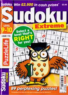 Puzzlelife Sudoku L9&10 Magazine Issue NO 113 