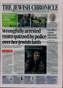 Jewish Chronicle Magazine 27/11/2025 Order Online