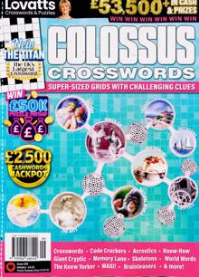 Lovatts Colossus Crossword Magazine NO 409 Order Online