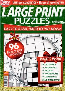 Tab Big Bett Large Print Puzz Magazine Issue NO 12