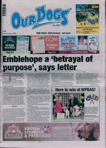 Our Dogs Magazine 14/11/2025 Order Online