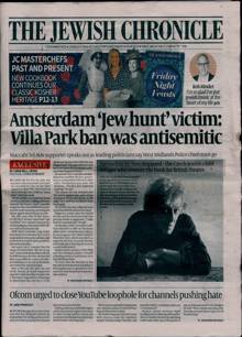 Jewish Chronicle Magazine 04/12/2025 Order Online