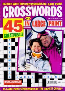 Crosswords In Large Print Magazine Issue NO 72