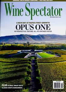 Wine Spectator Magazine 15/11/2025 Order Online