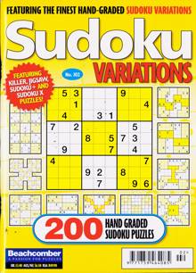 Sudoku Variations Magazine Issue NO 102